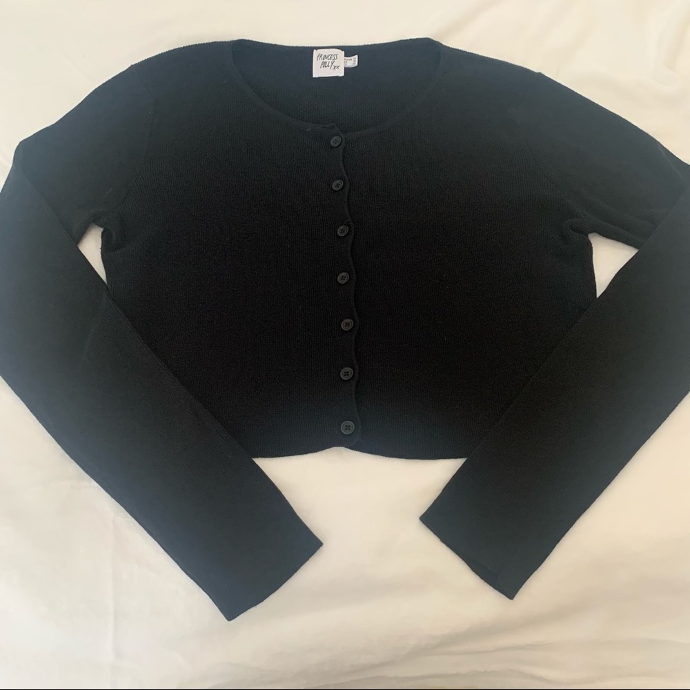 Princess Polly Black Cardigan - Picture 3 of 7